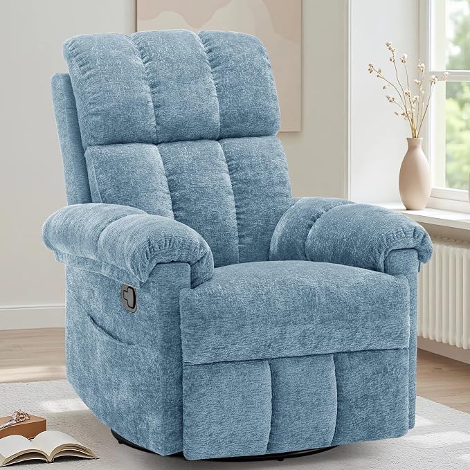 Korser Recliner Chair, Swivel Rocker Recliner Chair by KORSER