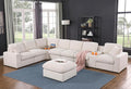 Ball & Cast 157" Oversized Modular Sectional Sofa L-Shaped, Large Chenille by BallCast