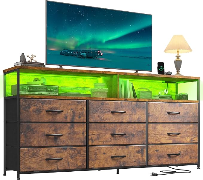Romorgniz 55" W Dresser for Bedroom by Romorgniz