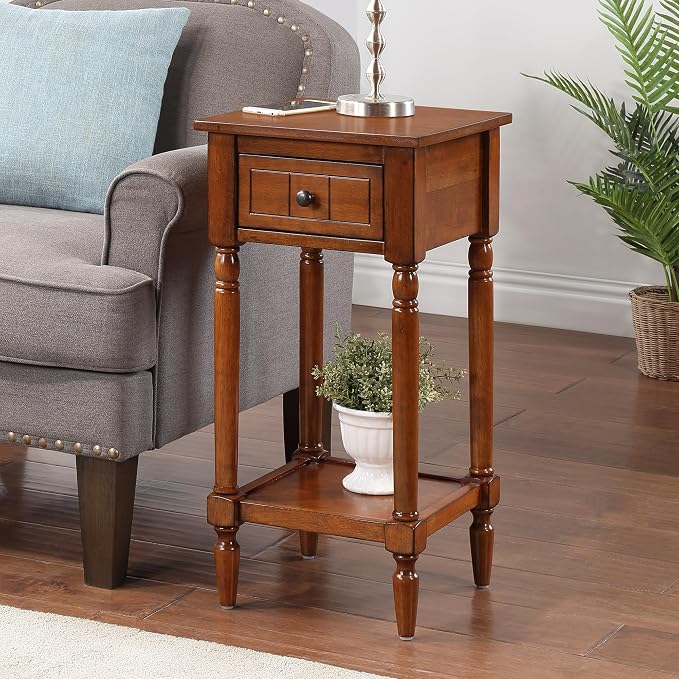 Convenience Concepts French Country Khloe 1 Drawer Accent End Table 14" - Image 2