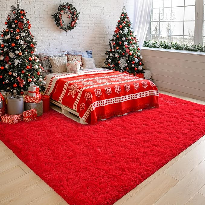 Chicrug Soft Area Rugs for Bedroom Living Room Plush Fluffy Rug 4x6 Feet by ChicrugHomeDecor