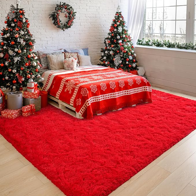 Chicrug Soft Area Rugs for Bedroom Living Room Plush Fluffy Rug 6x9 Feet by ChicrugHomeDecor