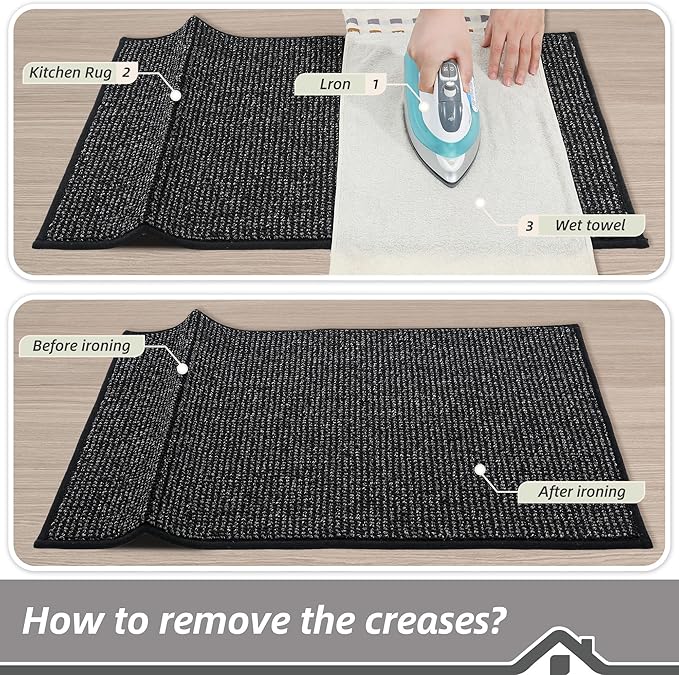 BEQHAUSE Kitchen Runner Rugs 20"x48", Non-Slip Kitchen Mats - Image 9