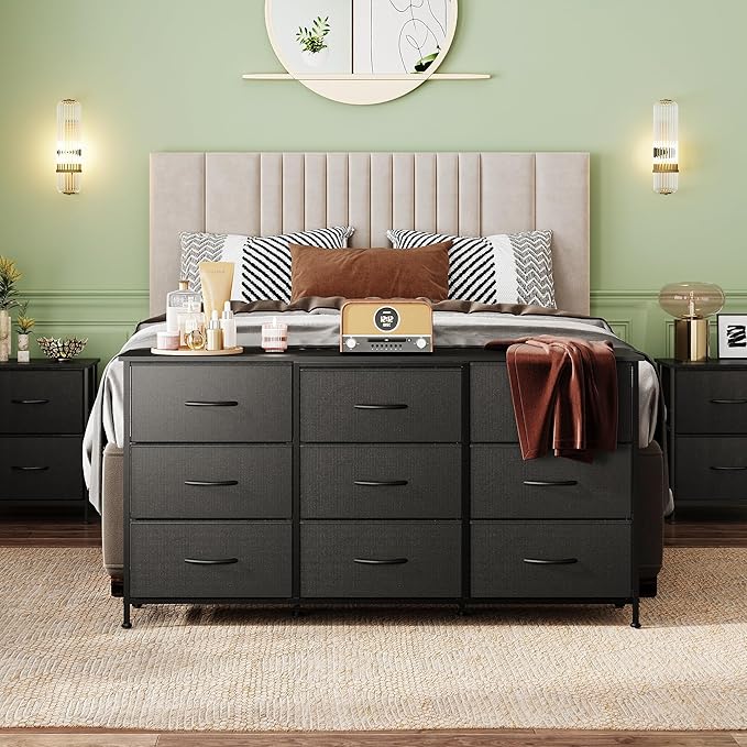 WLIVE 54''W Dresser for Bedroom, 65 inch TV, Wide Chest of Drawers - Image 2