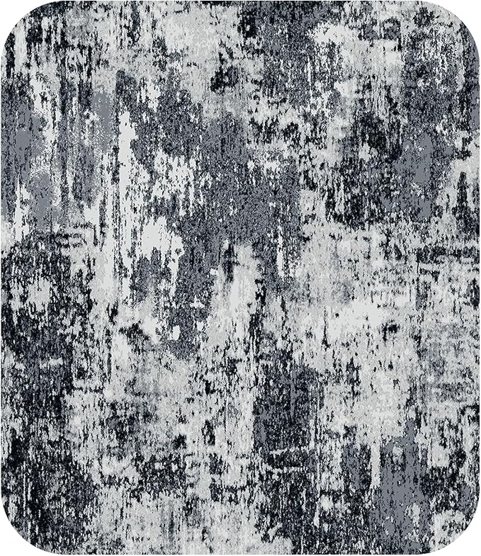 Washable Area Rugs 8ft Non-Slip Modern Abstract Soft - Image 8