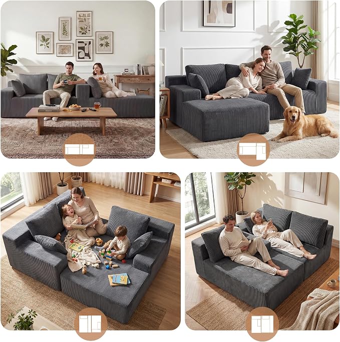 GRUSIGN Cloud Sectional Boneless Couches - Image 3