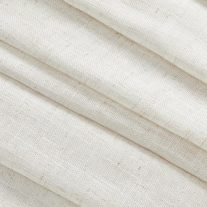 MYSKY HOME 90 Inches Long Linen Curtains - Image 6