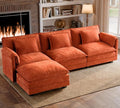 ELUCHANG Oversized 113" Modular Sectional Sofa, Comfy Cloud Couch, L Shaped by ELUCHANG