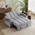 Auvsoce 65" Sleeper Sofa Bed Loveseat, Convertible Couch by Unknown