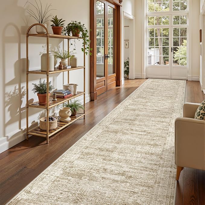 3x16 Washable Runner Rug for Hallway, Non-Slip Long Hallway Runner for Entryway - Image 3