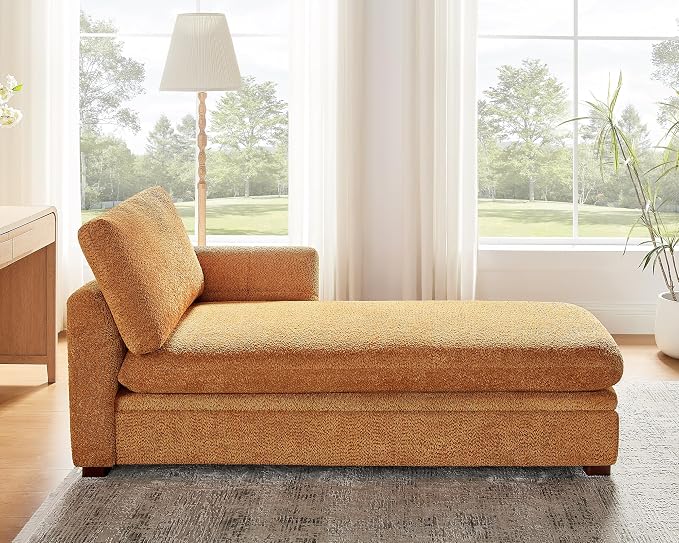 VANOMi Oversized 70.47'' Chaise Lounge Chair Indoor, Modern Upholstered Sofa Bed - Image 9