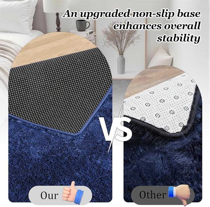 6x9 Area Rugs for Living Room Bedroom: Ultra Soft Fluffy Shag Rug Upgrade - Image 6