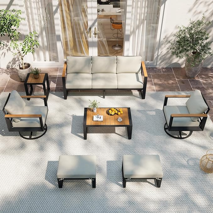 Aluminum Patio Furniture Set - Image 6