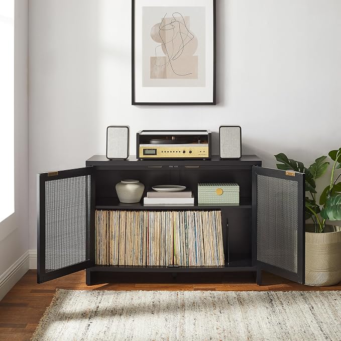 Crosley Furniture Kenji Media Console, Record Player Stand - Image 10