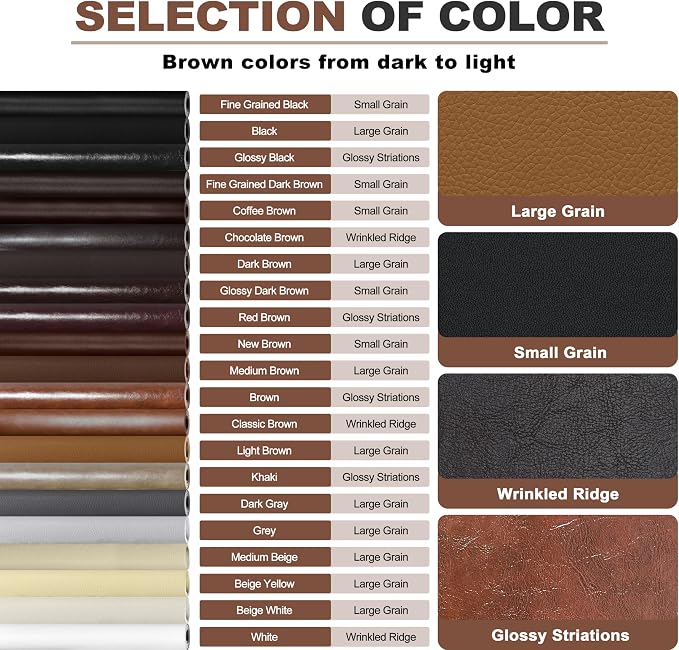 KING MOUNTAIN Leather Repair Patch, 4 x 63 Inches self Adhesive Leather Repair - Image 8