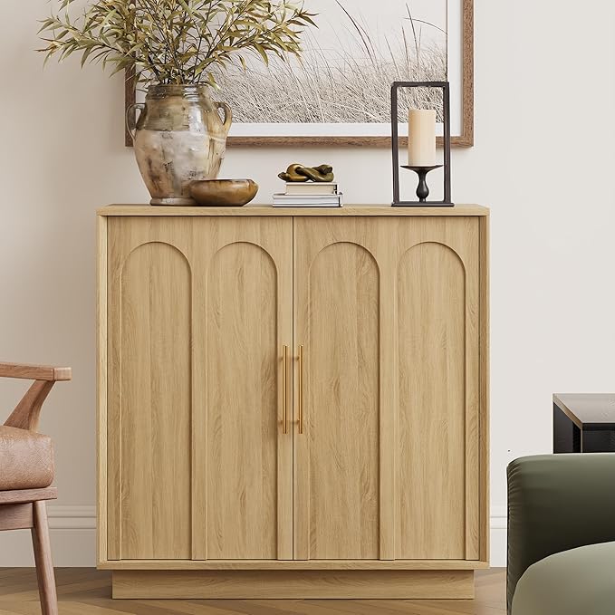 FORTUNETEC Sideboard Buffet Cabinet by FORTUNETEC
