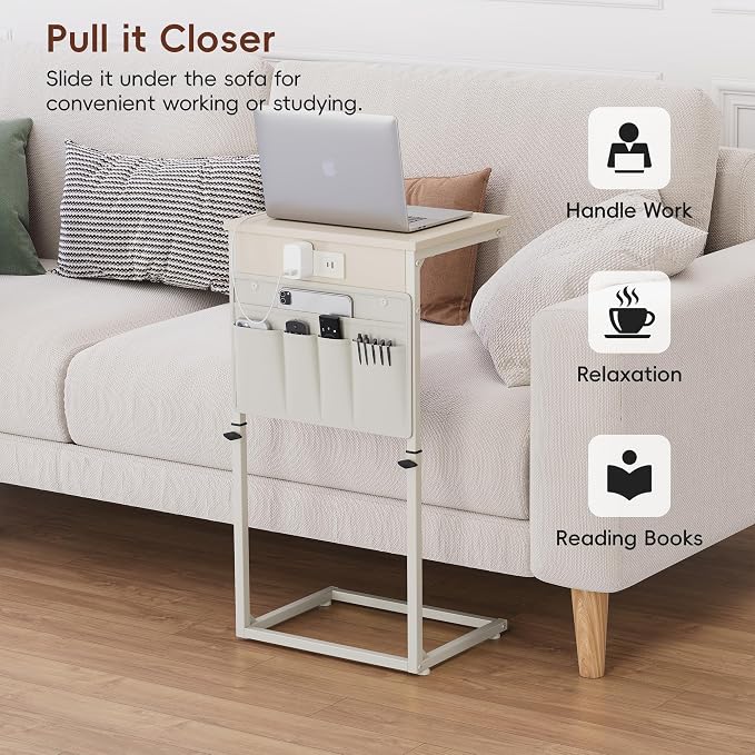 Vagusicc C-Shaped End Table - Image 8