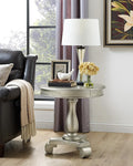 Roundhill Furniture Rene Contemporary Wood Pedestal Side Table by RoundhillFurniture