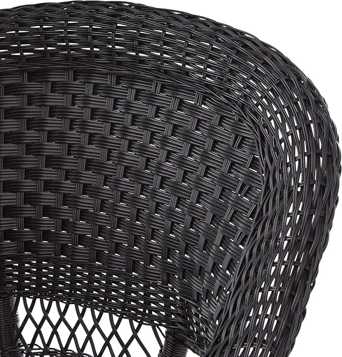 Jeco 3 Piece Rocker Wicker Chair Set - Image 6