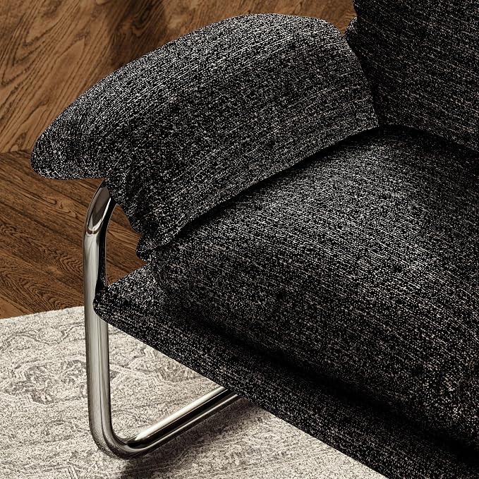 Modway Ansel Boucle Accent Chair in Charcoal - Image 5