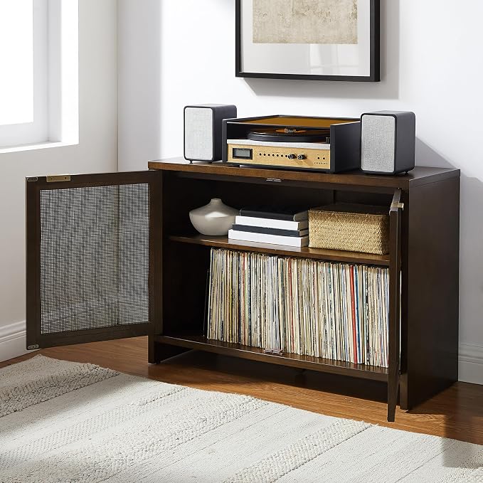 Crosley Furniture Kenji Media Console, Record Player Stand - Image 7