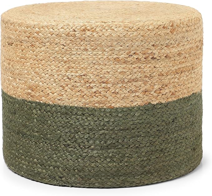 REDEARTH · Cylindrical Pouf Foot Stool Ottoman - Image 3