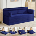 5-in-1 Convertible Sofa Bed, Corduroy Futon Couch Sleeper by HRYJ%EF%BC%9AFurnitureEssentials