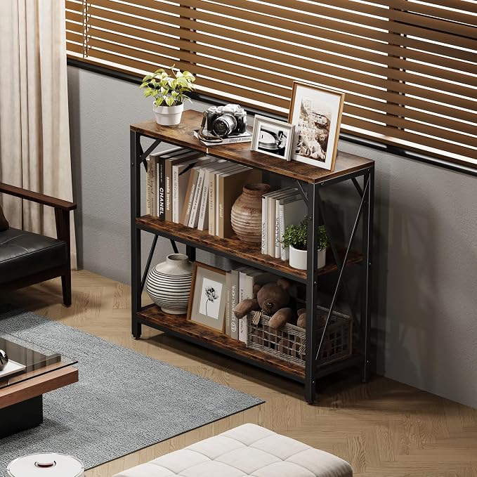 Homeiju Console Table 31.5" Width, 3-Tier Entryway Table - Image 7