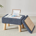 Storage Ottoman, Small Foot Stool Ottoman by FIMIVIBI