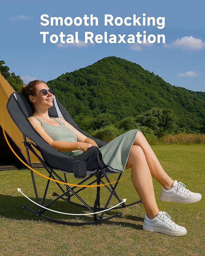 Slsy Oversized Rocking Camping Chair - Image 2