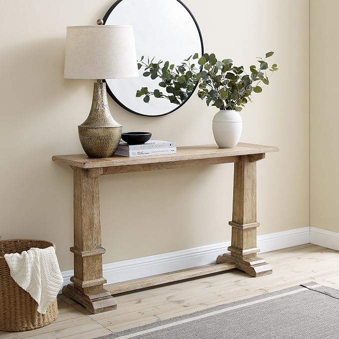 Crosley Furniture Joanna Modern Farmhouse Sofa Console Table - Image 2
