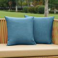 NiNi ALL Pack of 2 Decorative Outdoor Waterproof Pillow Covers Square Garden by NiNiALL
