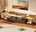 Huuger 79 Inch TV Stand for 85, 90 Inch TV, Entertainment Center by Huuger