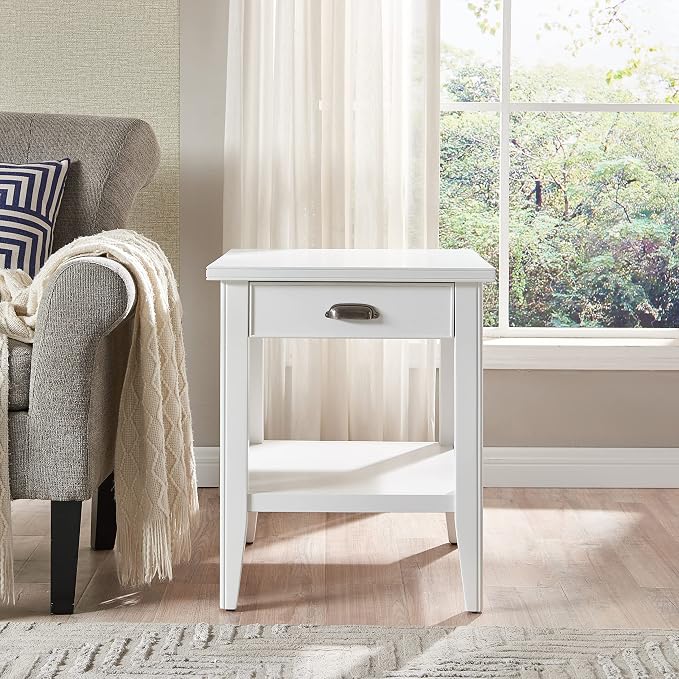 Leick Home Laurent 20 in. Solid Wood End Table - Image 9