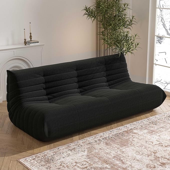 YVDNHP Big Bean Bag Chairs for Adults, 3 Seater Large Bean Bag Chair Sofa - Image 3