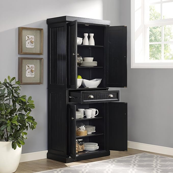 Crosley Furniture Seaside Coastal Pantry Storage Cabinet - Image 2
