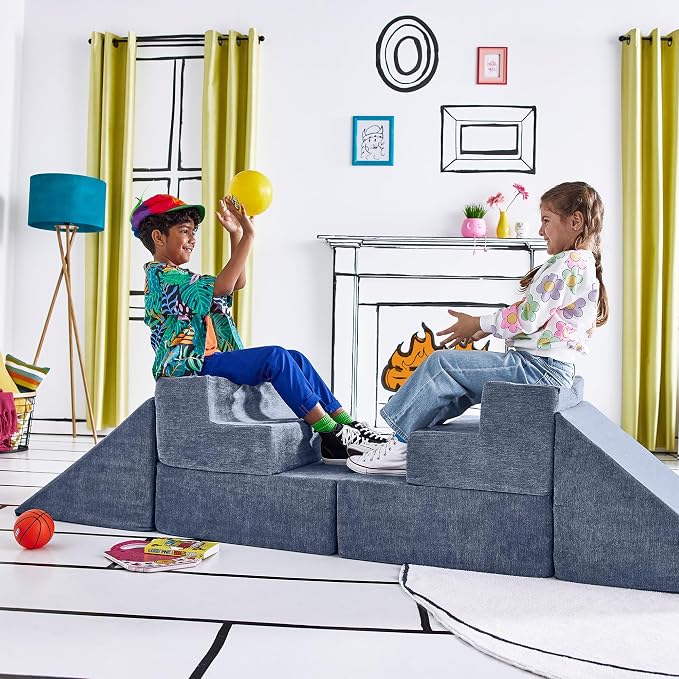 Yourigami Kids and Toddler Play Gym, Playroom Couch Set, Durable Modular Design by Yourigami