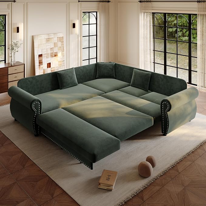88.2" Sectional Sleeper Sofa - Image 2