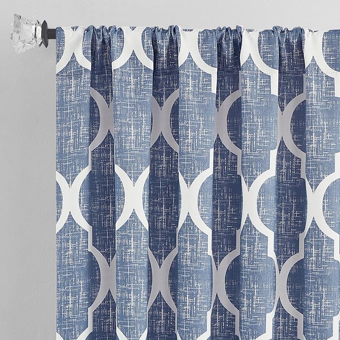 Beauoop 100% Blackout Curtains 96 Inches Long 2 Panels - Image 2