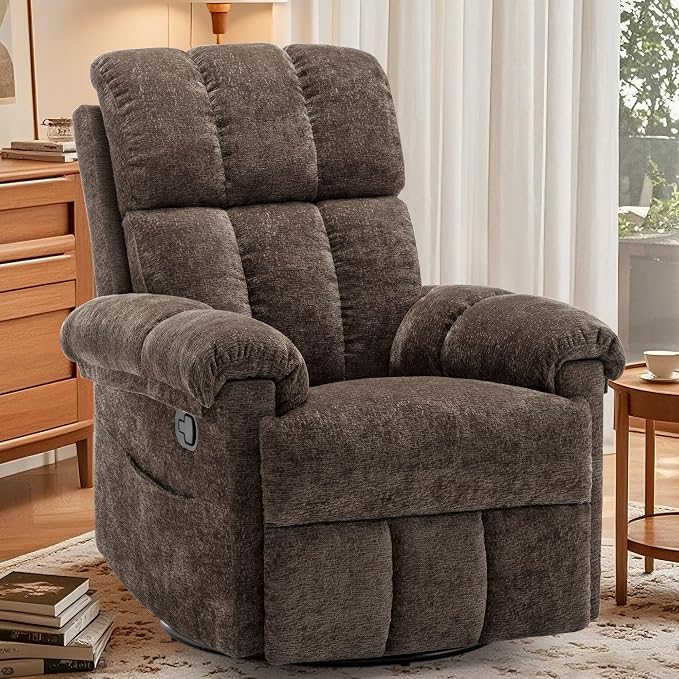 Korser Recliner Chair, Swivel Rocker Recliner Chair by KORSER