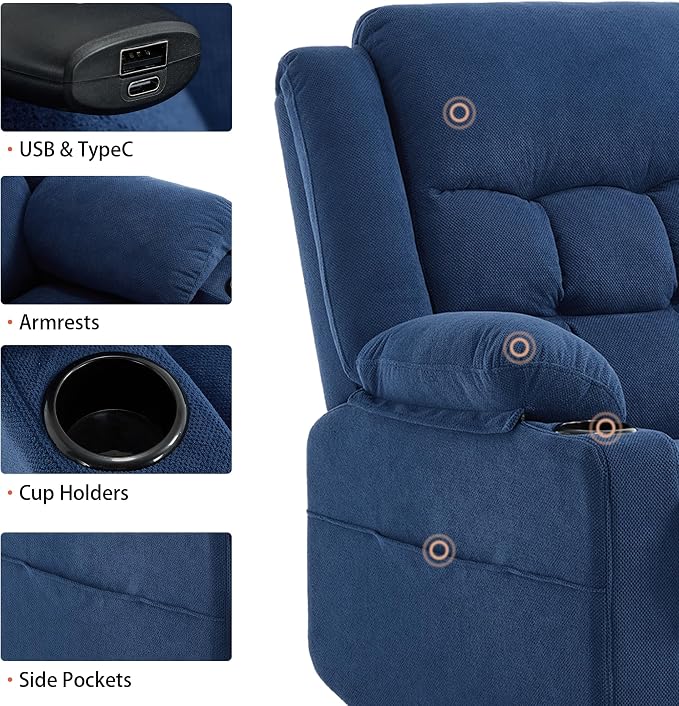 Power Lift Chair Recliners for Elderly - Image 6