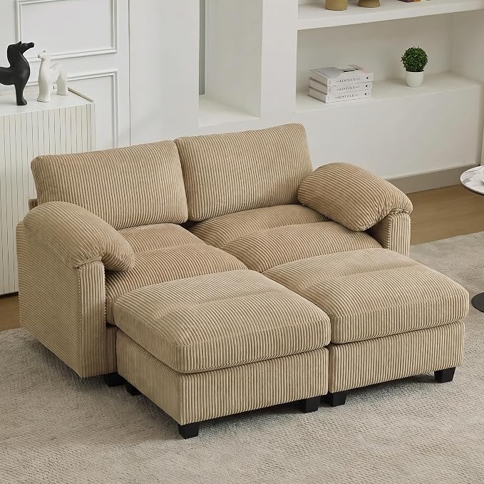 61'' Modular Loveseat Sofa by HATPPTO