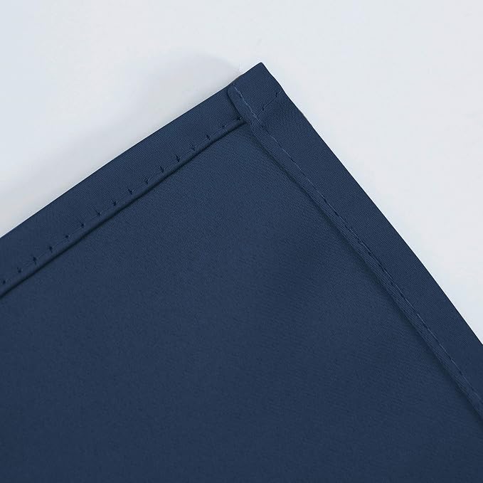 LEMOMO Navy Blue Thermal Blackout Curtains/42 x 72 Inch/Set of 2 Panels Room - Image 8