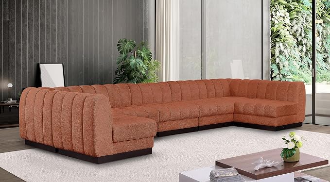 Meridian Furniture 124Cognac-Sec7A Quinn Collection Modern | Contemporary - Image 2