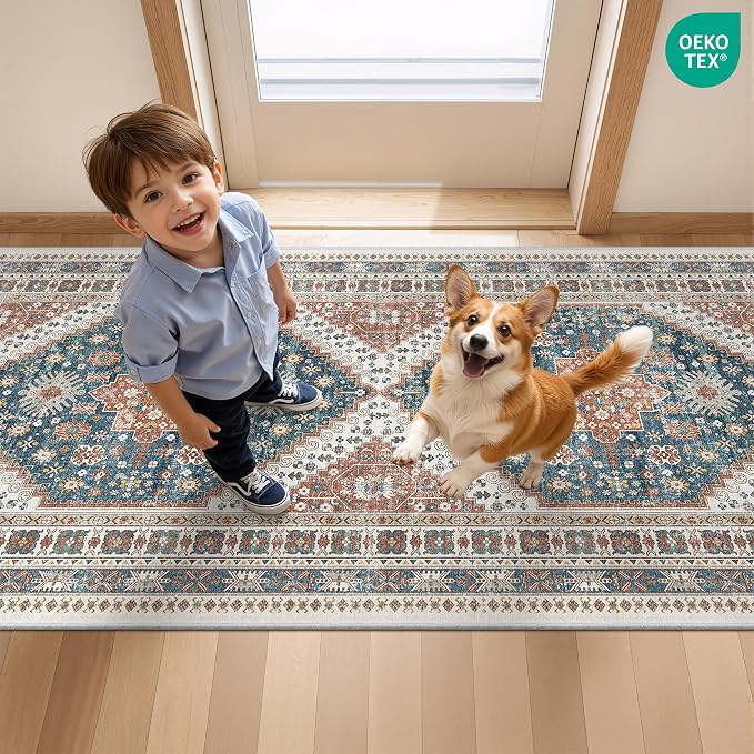 Washable Runner Rug 2.5x16, Non-Slip Long Kitchen Mats - Image 9