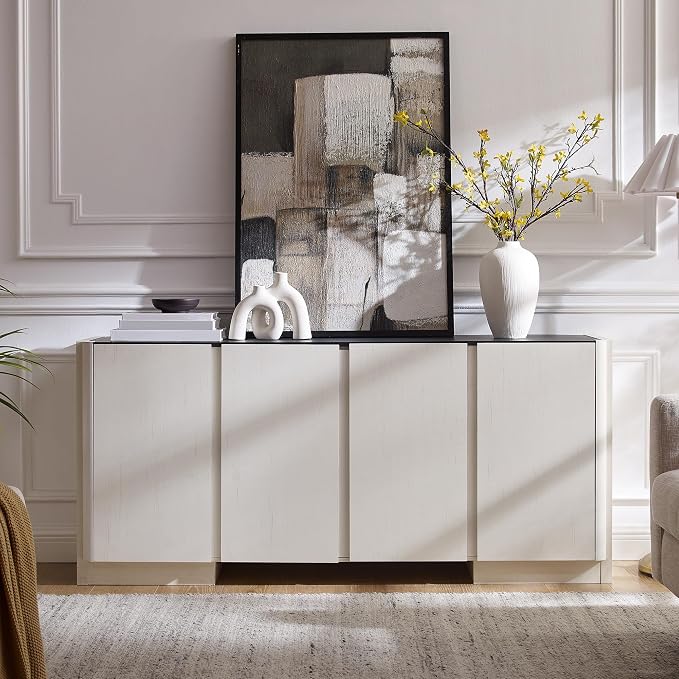 66" Large Sideboard Buffet Cabinet - Image 8