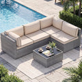 5 Piece Outdoor Patio Furniture Set, All Weather Conversation Set by Shintenchi%7CFurnitureMadeforRealLife