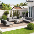 Crestlive Products Outdoor Patio Furniture Set, 6 Seater Modular Oversized by CrestliveProducts