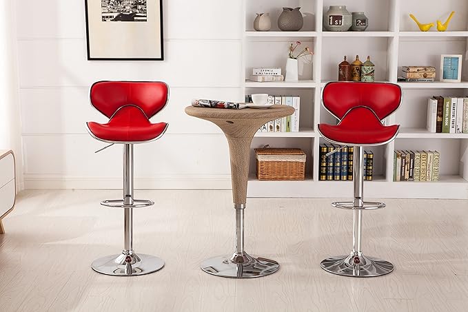 Roundhill Furniture Masaccio Cushioned Leatherette Upholstery Airlift - Image 2