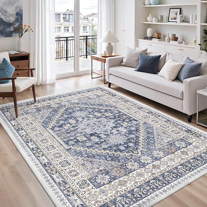 zesthome 6x9 Area Rug, Super Soft Washable Rugs - Image 4